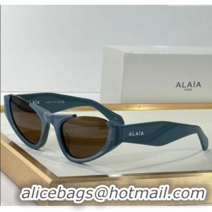 Good Looking Alaia Sunglasses AA0076S Blue 2025