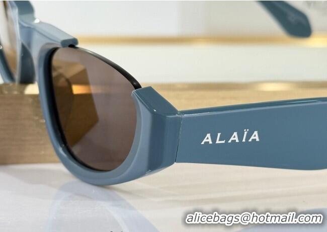 Good Looking Alaia Sunglasses AA0076S Blue 2025