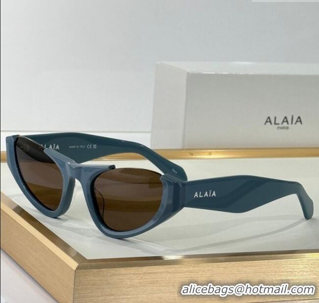 Good Looking Alaia Sunglasses AA0076S Blue 2025