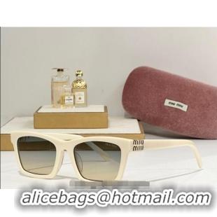 Top Grade Miu Miu Sunglasses SMUA05S White 2025