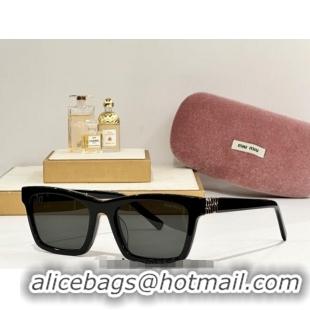 Top Grade Miu Miu Sunglasses SMUA05S Black 2025
