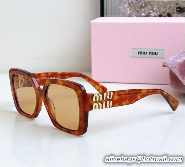 New Release Creation Miu Miu Sunglasses MU10YS Brown 2025