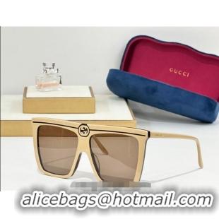 Unique Style Gucci Sunglasses GG0733 Beige 2025