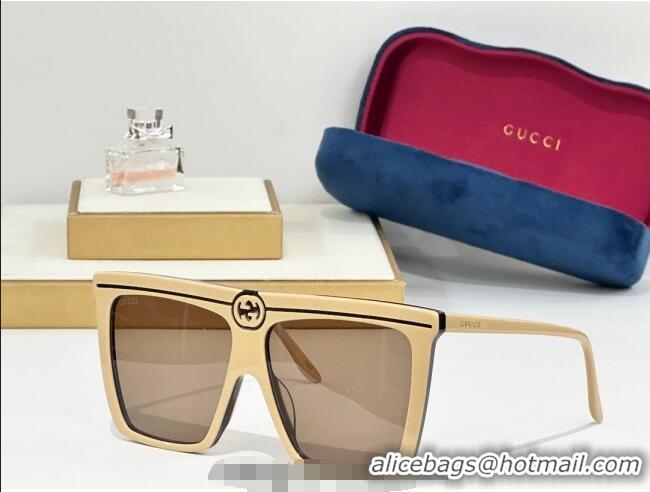 Unique Style Gucci Sunglasses GG0733 Beige 2025