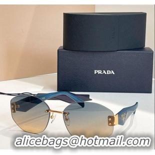 Low Cost Prada Sunglasses PR8GSL28255 Blue 2025