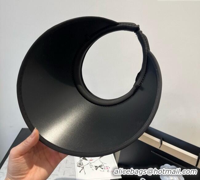 Buy Inexpensive Miu Miu Visor Hat with Sequins 0617 Black 2025