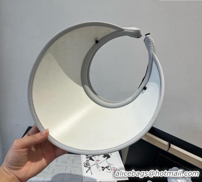 Top Quality Miu Miu Visor Hat with Sequins 0617 Grey 2025