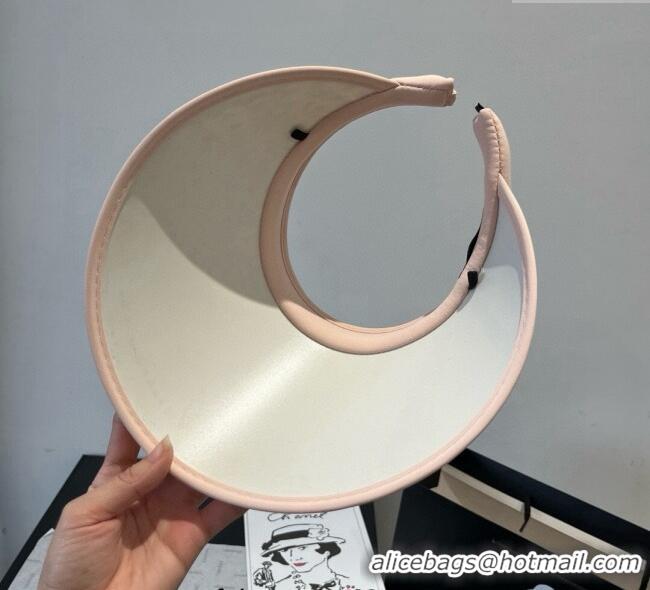 Pretty Style Miu Miu Visor Hat with Sequins 0617 Pink 2025
