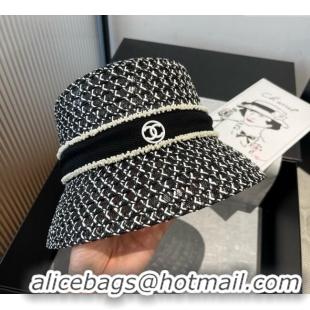 Buy Inexpensive Chanel Mesh Bucket Hat 0617 Black/White 2025