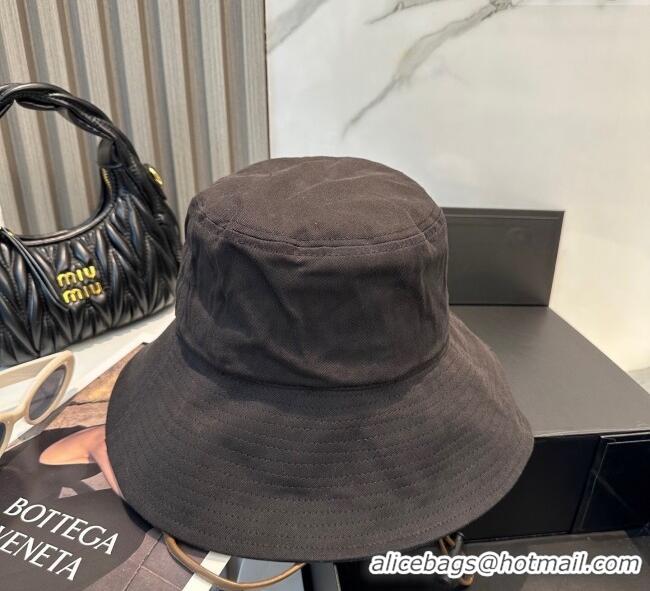Buy Cheapest Miu Miu Canvas Bucket Hat 0617 Black 2025
