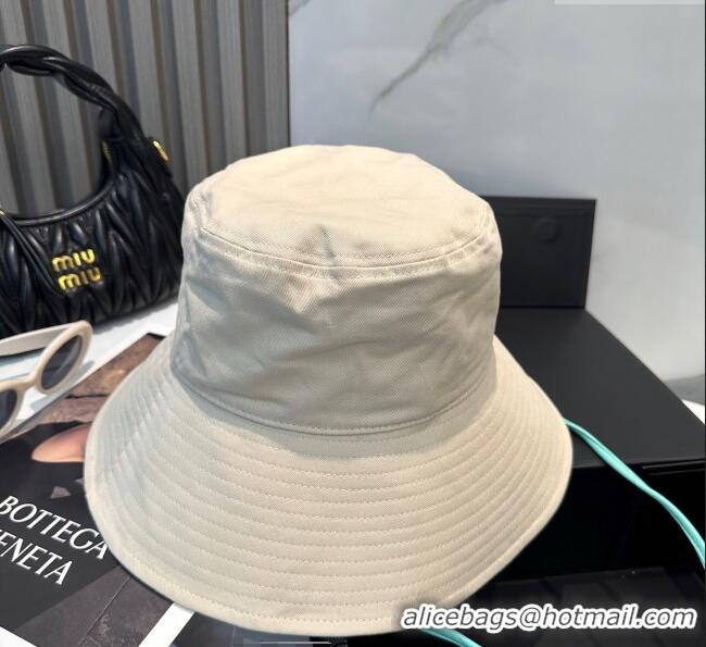 Unique Grade Miu Miu Canvas Bucket Hat 0617 White 2025