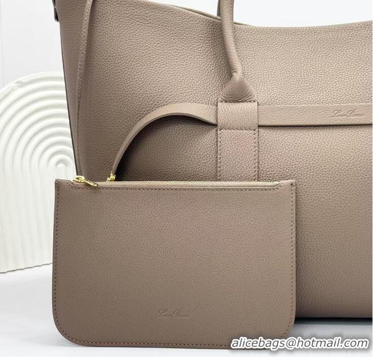 Best Price Loro Piana Ghiera Large Leather Shopper Top Handles Bag L5039