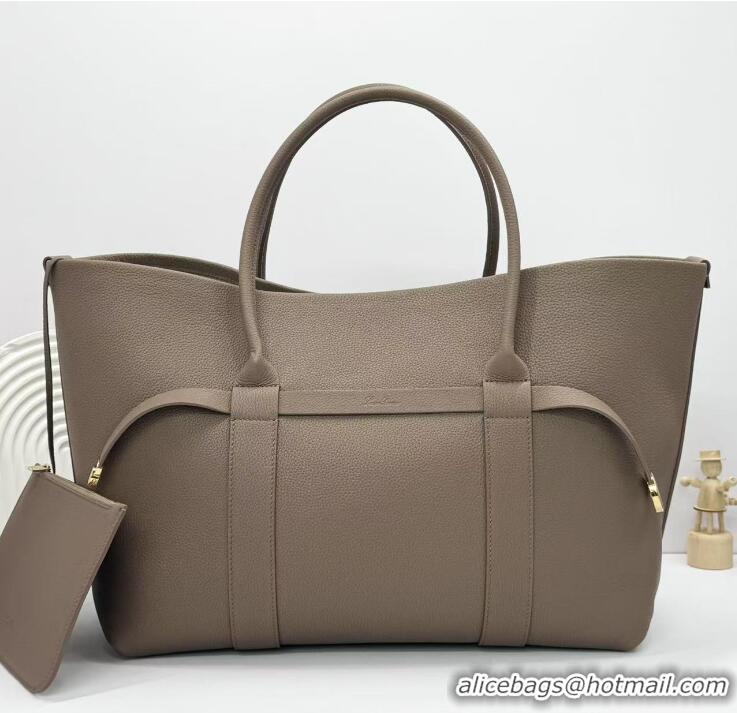Best Price Loro Piana Ghiera Large Leather Shopper Top Handles Bag L5039