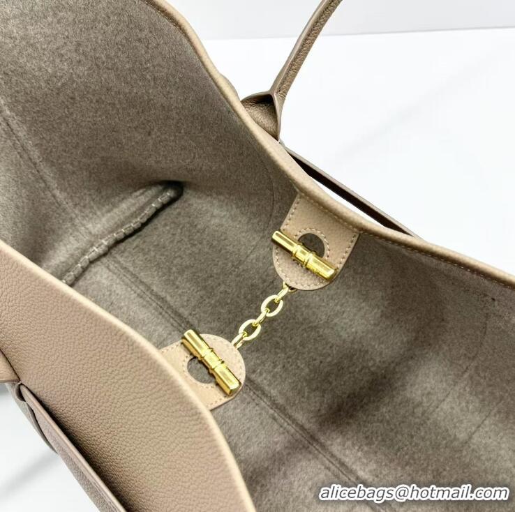 Best Price Loro Piana Ghiera Large Leather Shopper Top Handles Bag L5039