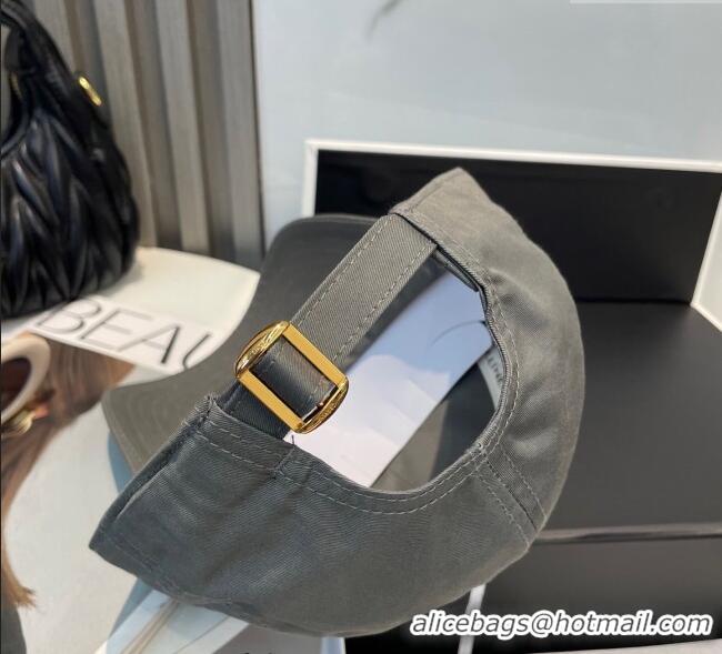 Unique Grade Celine Canvas Baseball Hat with CELINE 0617 Grey 2025