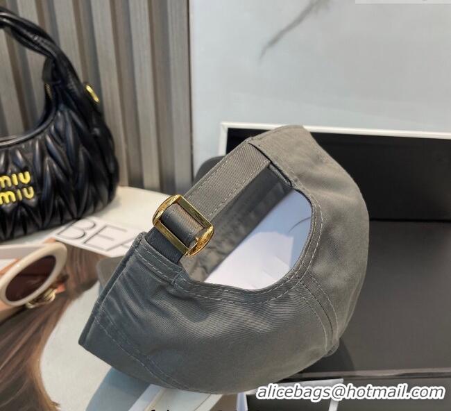Luxury Discount Celine Canvas Baseball Hat with C 0617 Grey 2025