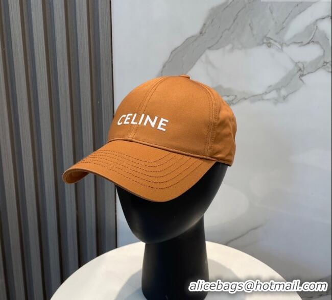 Buy Cheapest Celine Canvas Baseball Hat with CELINE 0617 Brown 2025