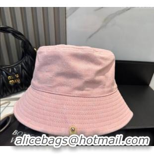 Luxury Cheap Louis Vuitton Denim Bucket Hat 0617 Pink 2025