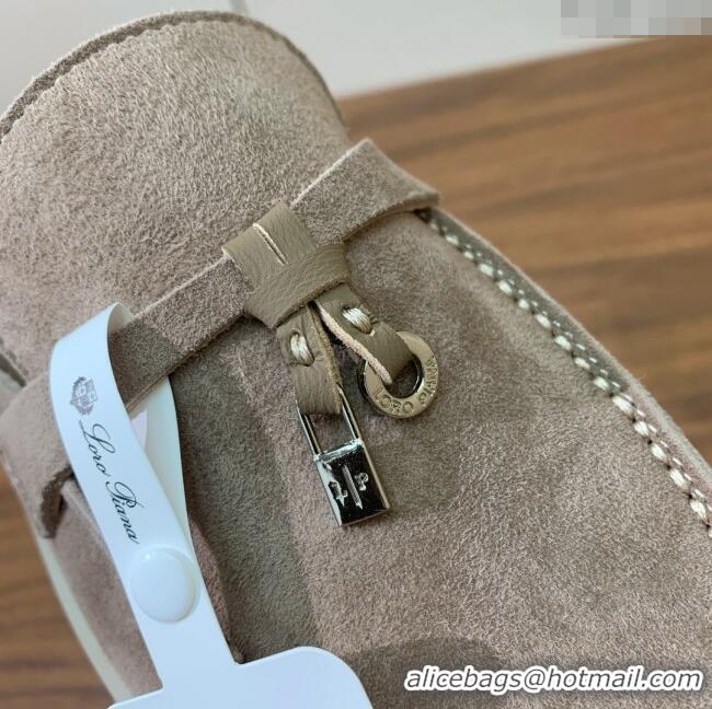 Famous Brand Loro Piana Charms Walk Babouche Loafer in Suede LP060509 Camel 2025