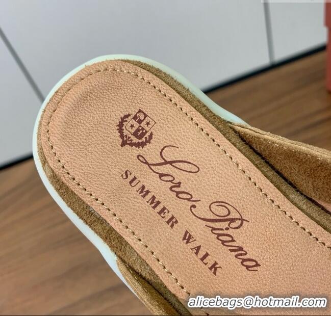 ​Good Quality Loro Piana Charms Walk Babouche Loafer in Suede LP060512 Brown 2025