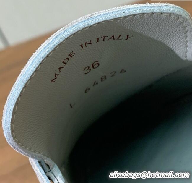 ​Top Grade Loro Piana Charms Walk Babouche Loafer in Suede LP060513 Bright Grey 2025