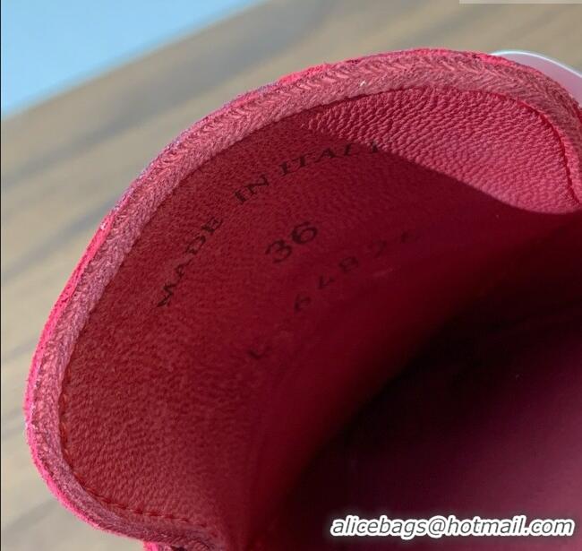 ​Low Cost Loro Piana Charms Walk Babouche Loafer in Suede LP060519 Red 2025