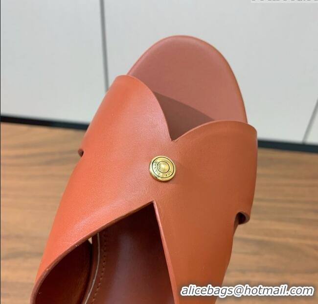 Classic Specials Loro Piana Vera Flat Sandal in Calfskin LP060529 Vinegar 2025
