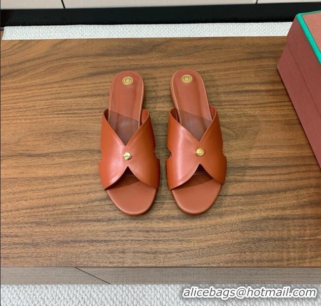 Classic Specials Loro Piana Vera Flat Sandal in Calfskin LP060529 Vinegar 2025