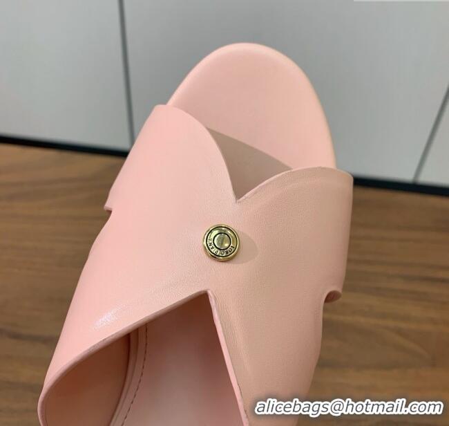 ​Top Grade Loro Piana Vera Flat Sandal in Calfskin LP060530 Pink 2025