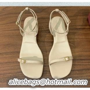 Luxury Classic Loro Piana Lambskin Sandal in LP6602 Beige 2025