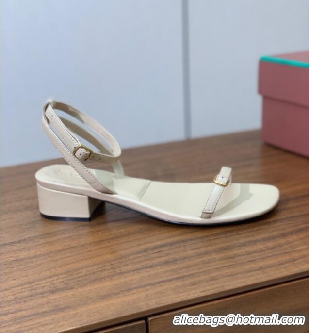 Luxury Classic Loro Piana Lambskin Sandal in LP6602 Beige 2025