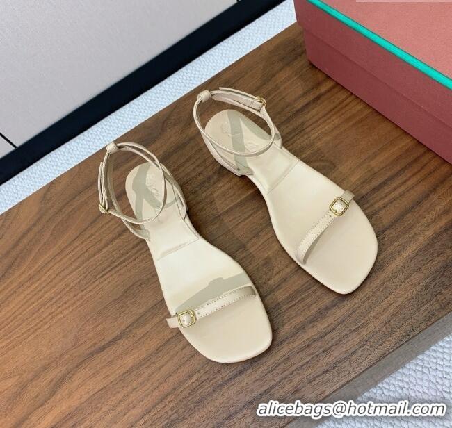 Luxury Classic Loro Piana Lambskin Sandal in LP6602 Beige 2025