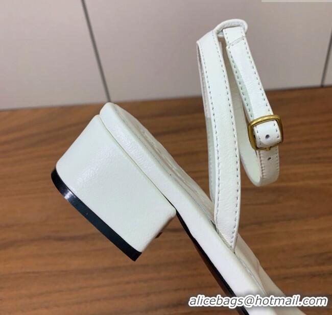 Particularly Recommended Loro Piana Lambskin Sandal in LP6604 White 2025