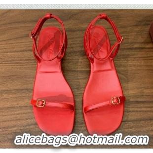 ​Low Cost Loro Piana Lambskin Sandal in LP6606 Red 2025
