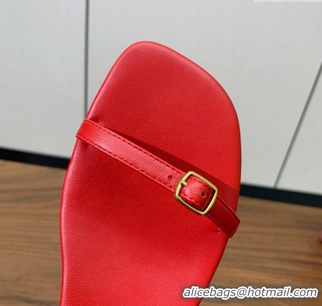 ​Low Cost Loro Piana Lambskin Sandal in LP6606 Red 2025
