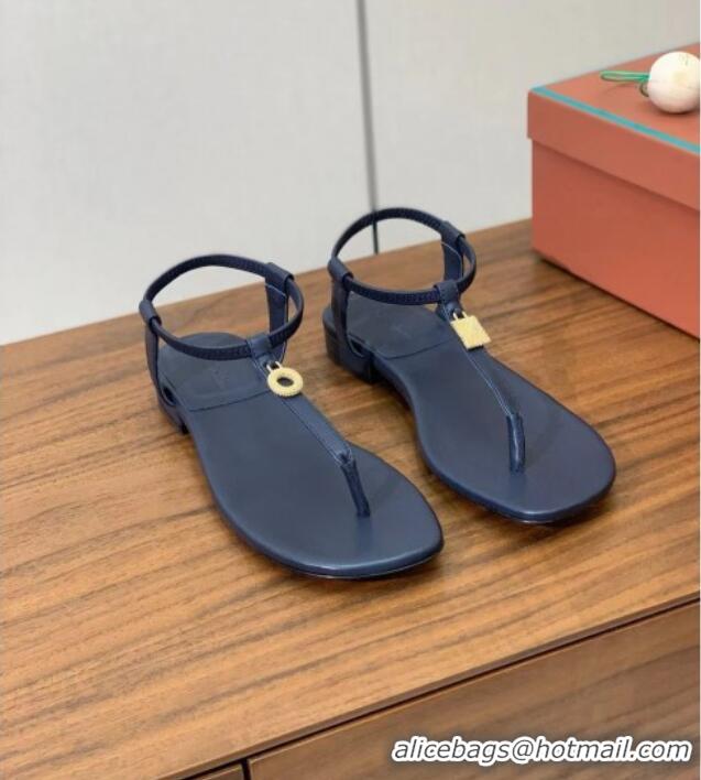Spot Bulk Loro Piana Mindil Infra Sandal in Lambskin LP6609 Blue 2025