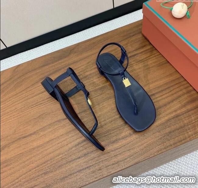 Spot Bulk Loro Piana Mindil Infra Sandal in Lambskin LP6609 Blue 2025
