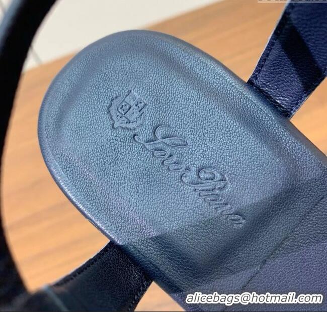 Spot Bulk Loro Piana Mindil Infra Sandal in Lambskin LP6609 Blue 2025