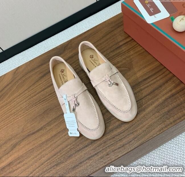​Buy Classic Loro Piana Summer Charms Walk Loafer in Suede LP61821 Beige 2025