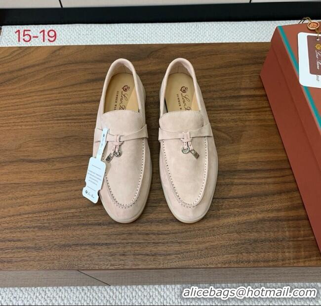 ​Buy Classic Loro Piana Summer Charms Walk Loafer in Suede LP61821 Beige 2025