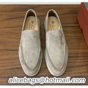 ​New Design Loro Piana Summer Walk Loafer in Suede LP61825 Dark Khaki 2025