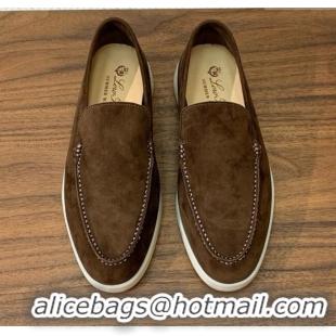 ​Super Quality Loro Piana Summer Walk Loafer in Suede LP61827 Brown 2025