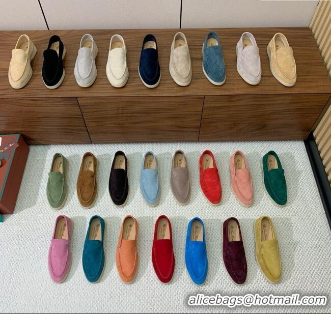 ​Super Quality Loro Piana Summer Walk Loafer in Suede LP61827 Brown 2025