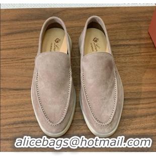 ​Well Crafted Loro Piana Summer Walk Loafer in Suede LP61902 Camel 2025