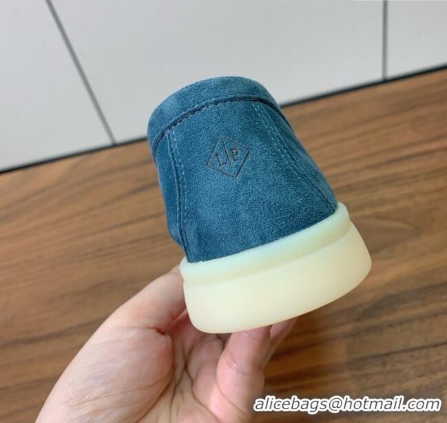 ​Traditional Specials Loro Piana Summer Walk Loafer in Suede LP61903 Haze Blue 2025