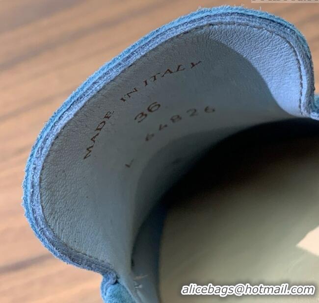 ​Traditional Specials Loro Piana Summer Walk Loafer in Suede LP61903 Haze Blue 2025