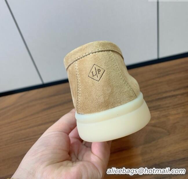 Buy Fashionable Loro Piana Summer Walk Loafer in Suede LP61905 Sand Beige 2025