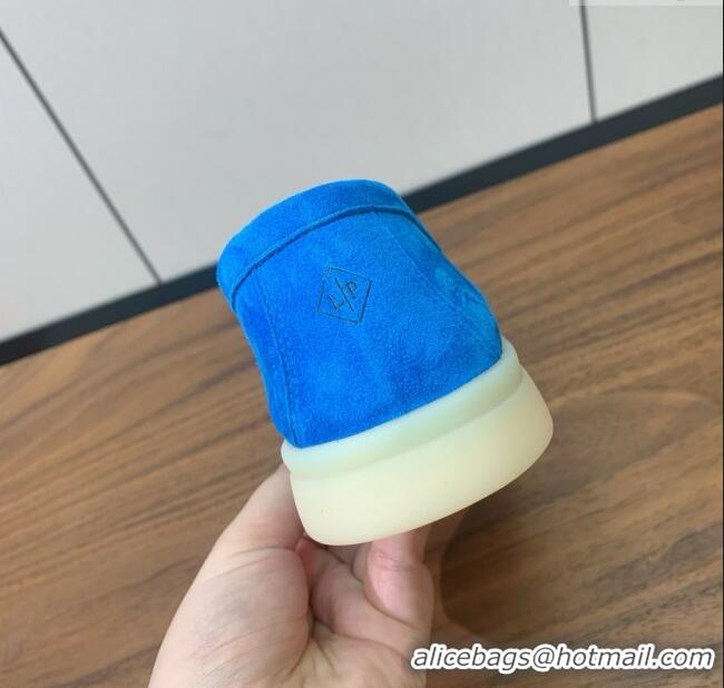 ​Spot Bulk Loro Piana Summer Walk Loafer in Suede LP61912 Peacock Blue 2025