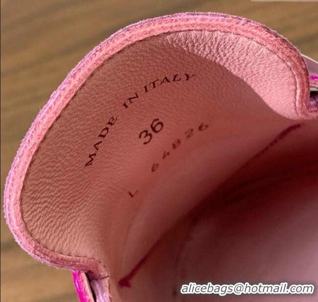 ​Top Quality Loro Piana Charms Walk Babouche Loafer in Suede LP061915 Peach Pink 2025