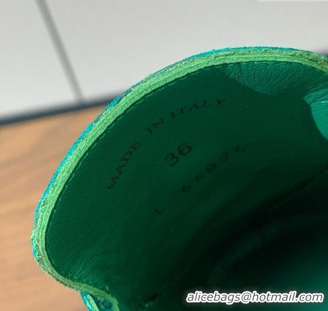 ​Famous Brand Loro Piana Charms Walk Babouche Loafer in Suede LP061918 Green 2025